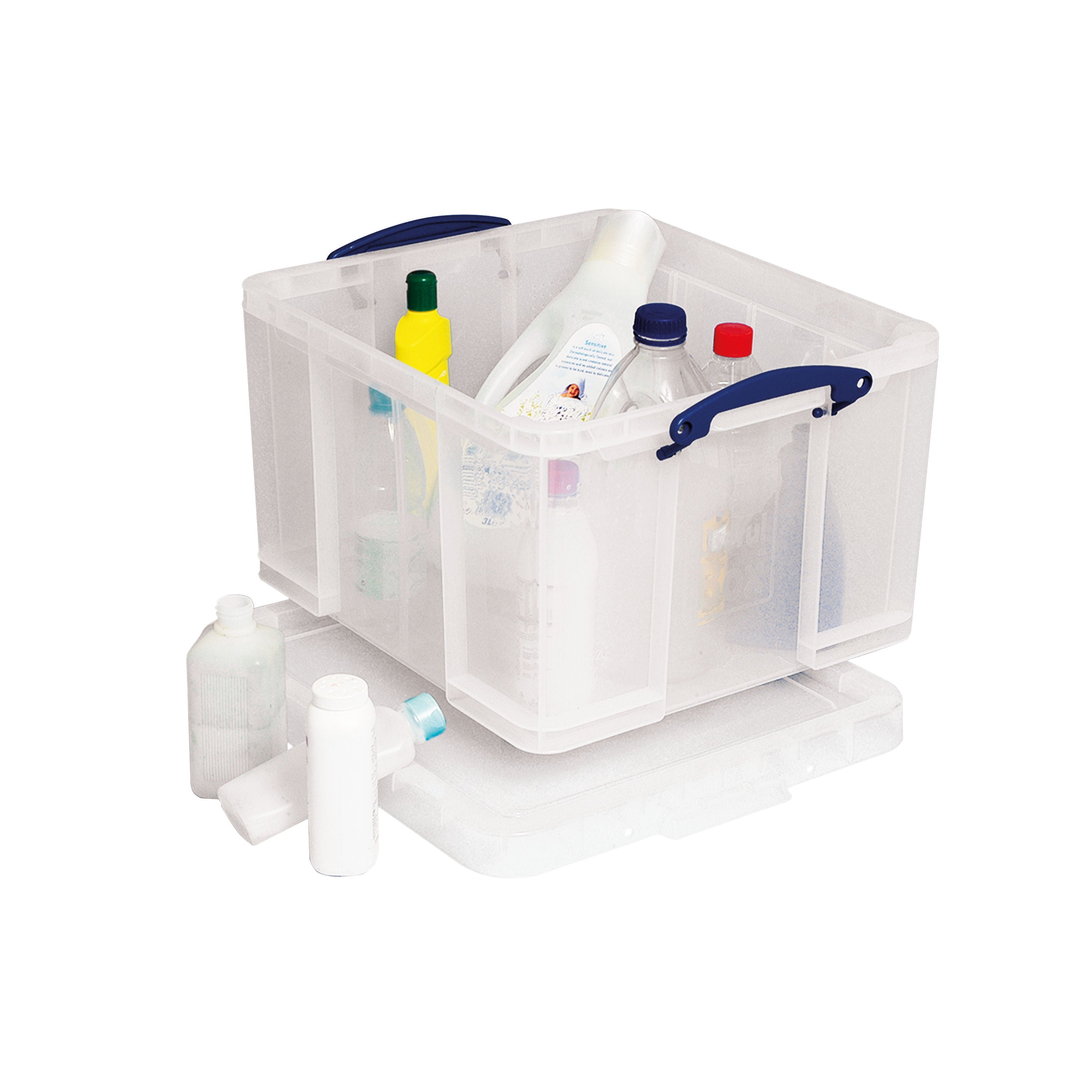 Really Useful 42L Plastic Storage Box W520xD440xH310mm Clear HBC_2
