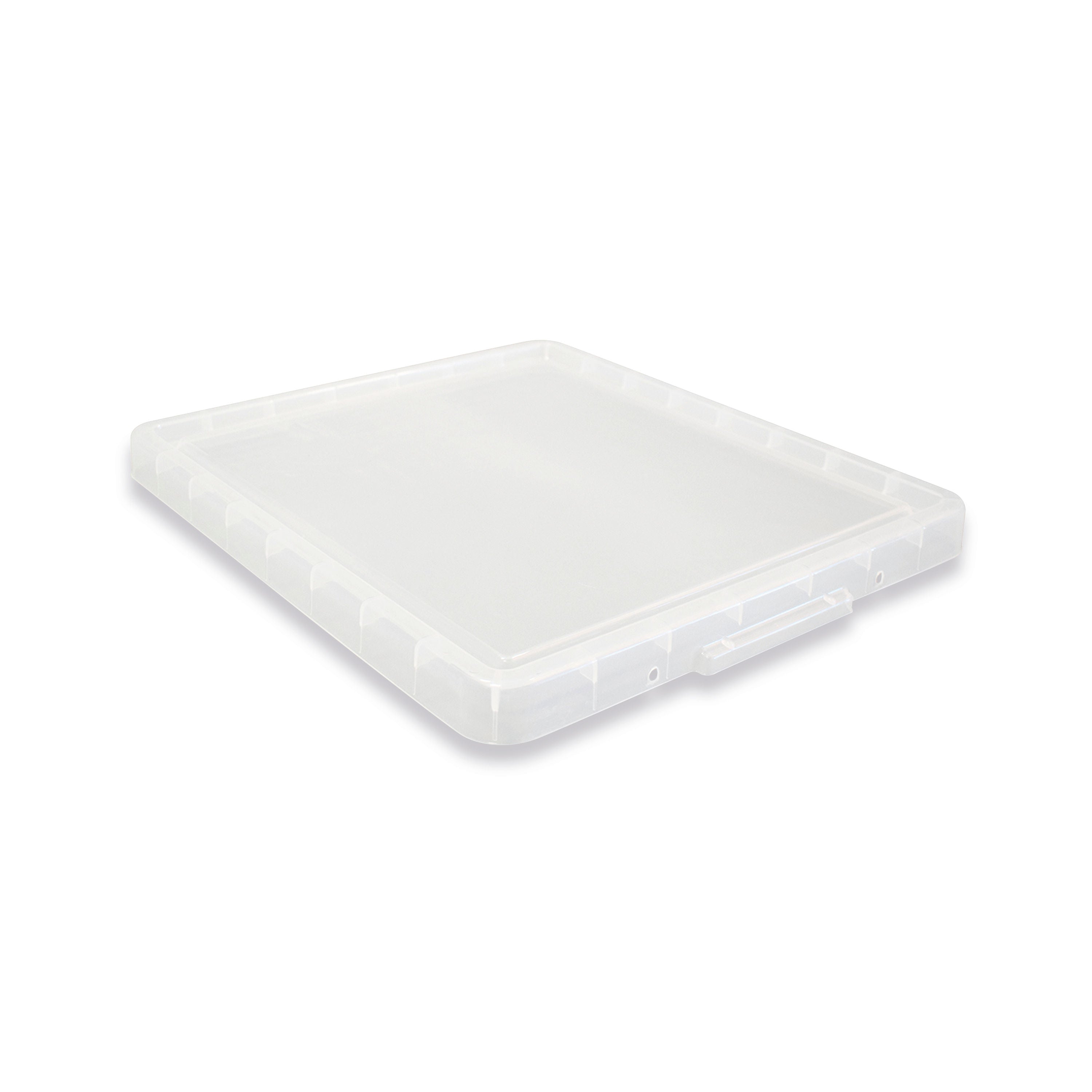 Really Useful 35L Plastic Storage Box With Lid W480xD390xH310mm Clear 35C_2