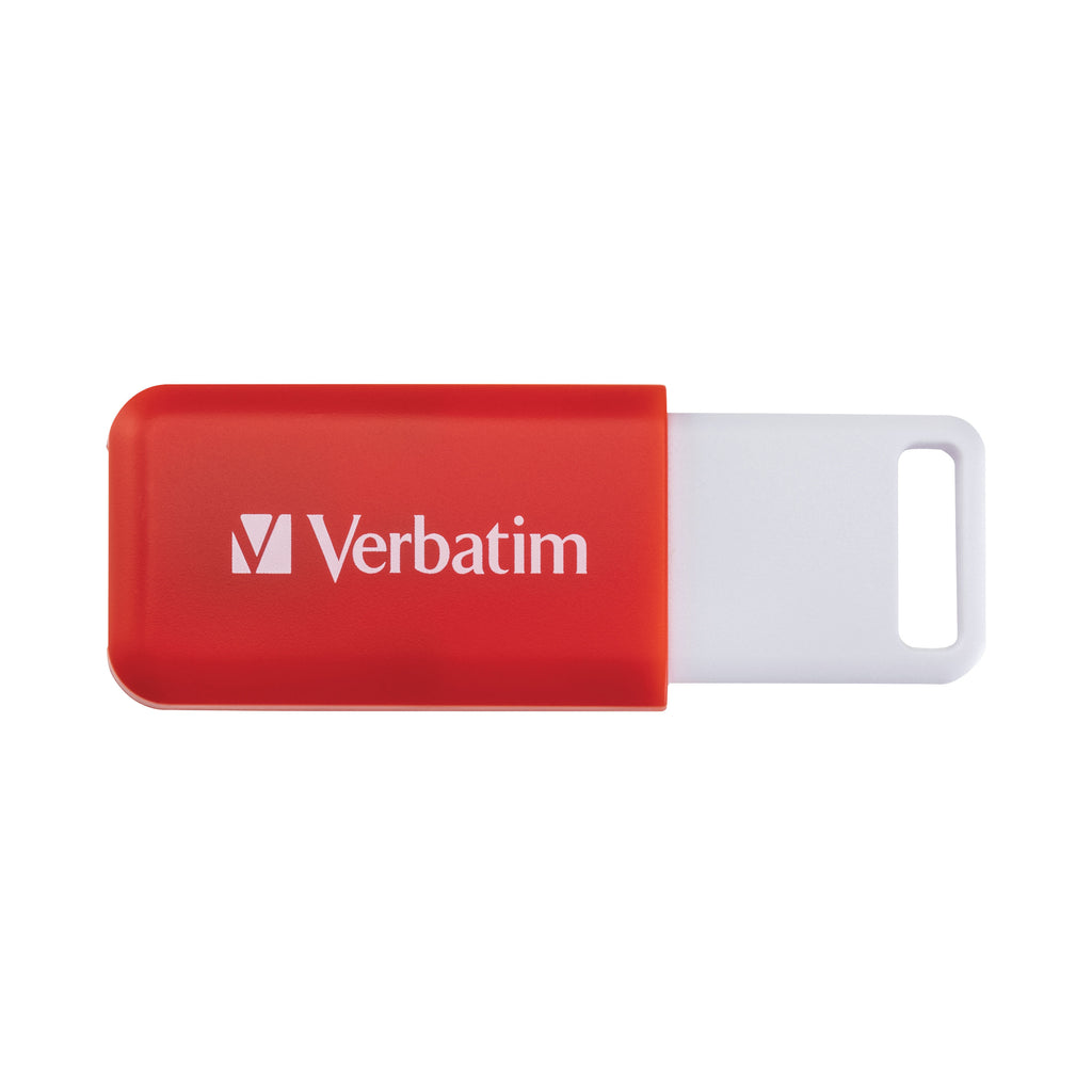 Verbatim Databar USB Drive USB 2.0 16GB Red 49453_3