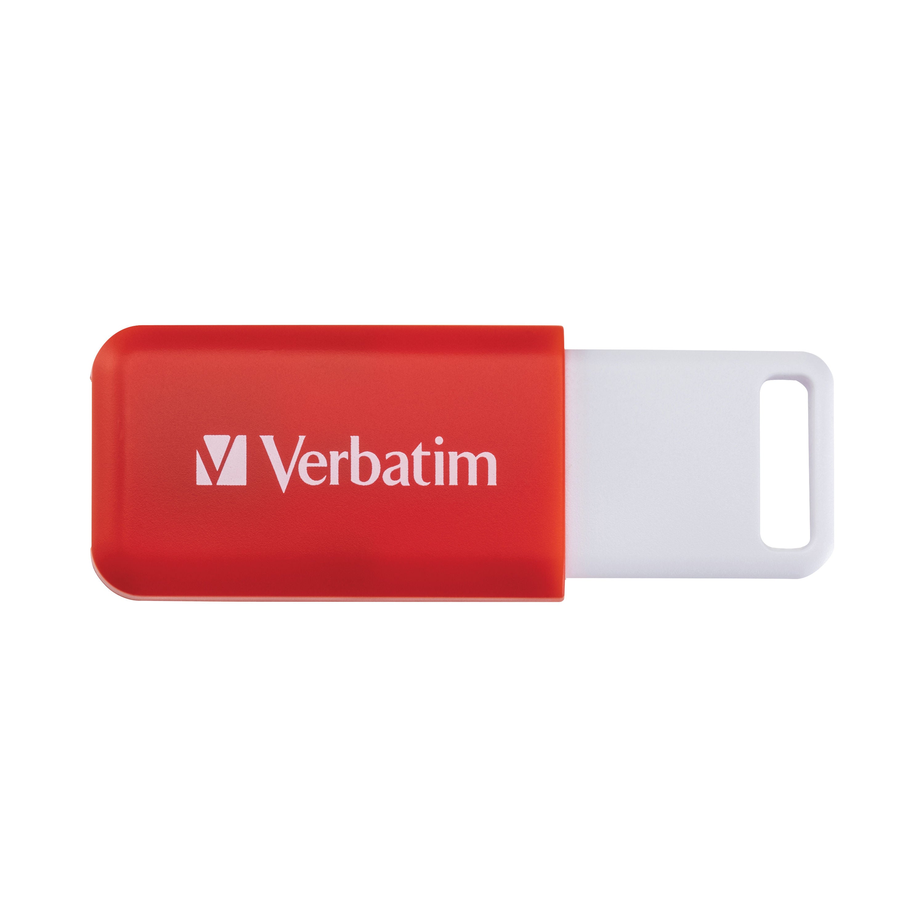 Verbatim Databar USB Drive USB 2.0 16GB Red 49453_3
