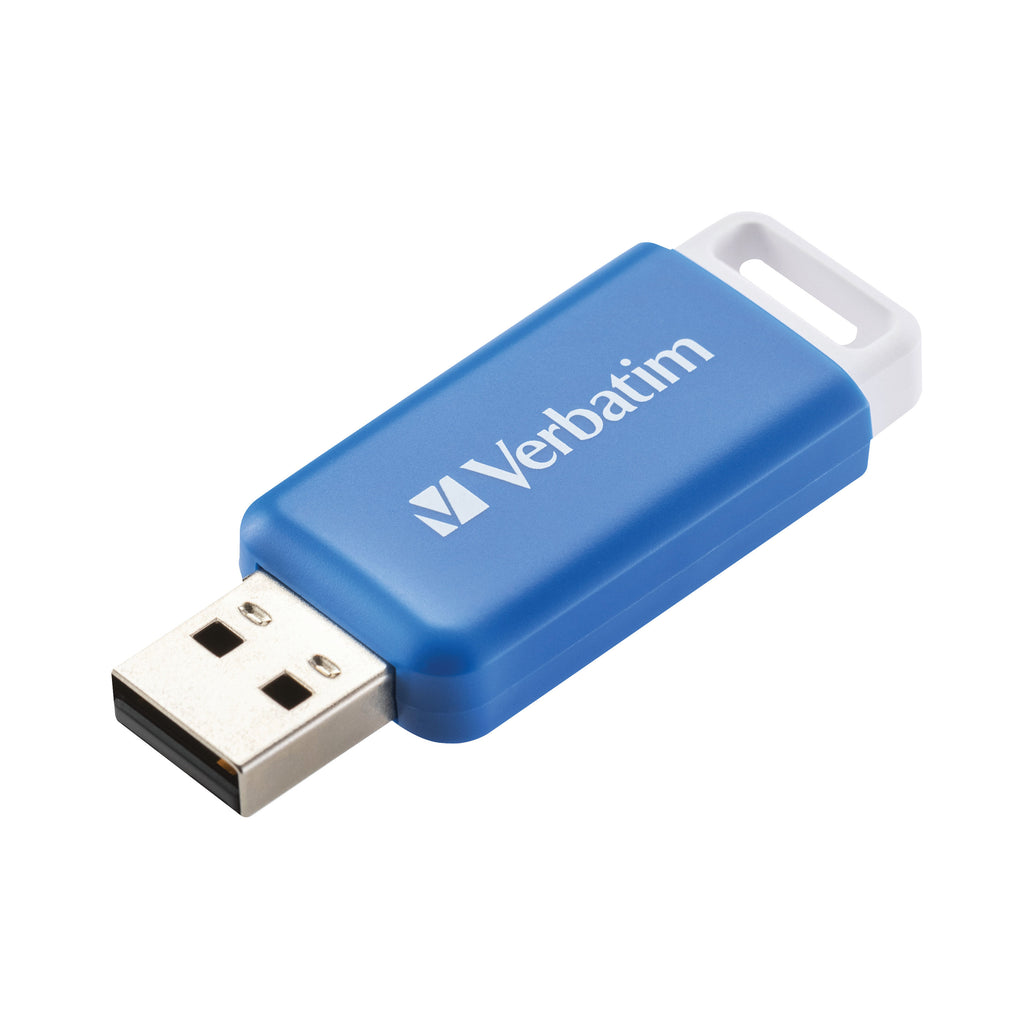 Verbatim Databar USB Drive USB 2.0 64GB Blue 49455_2