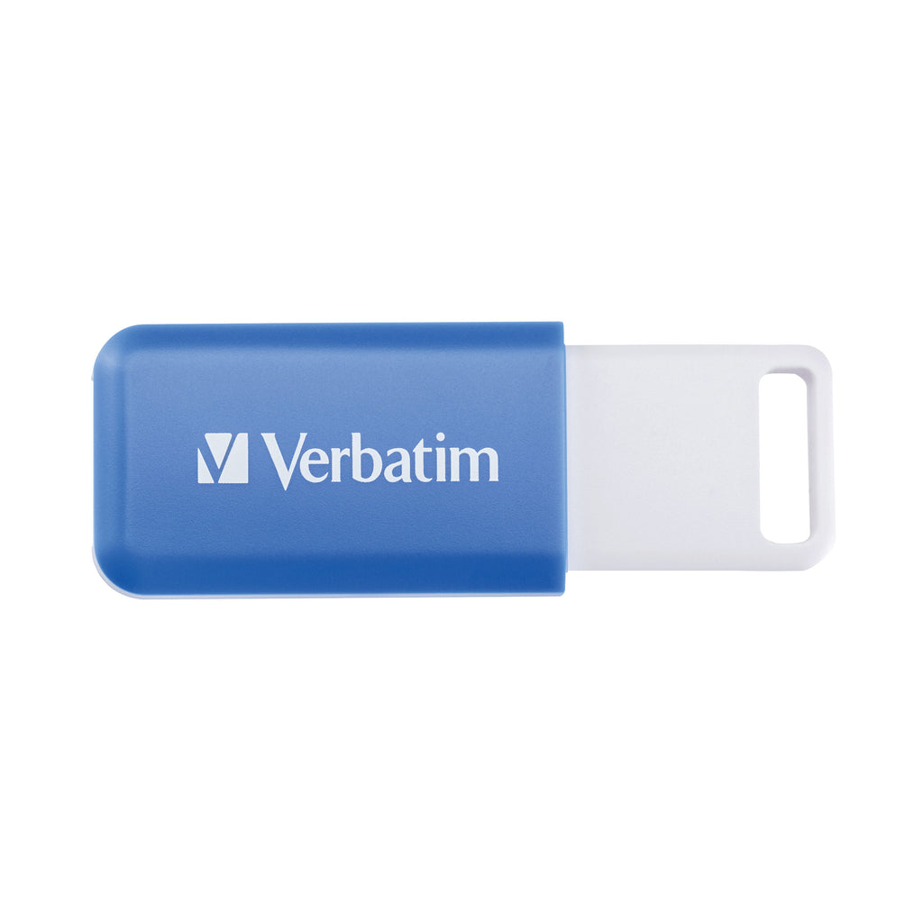 Verbatim Databar USB Drive USB 2.0 64GB Blue 49455_3