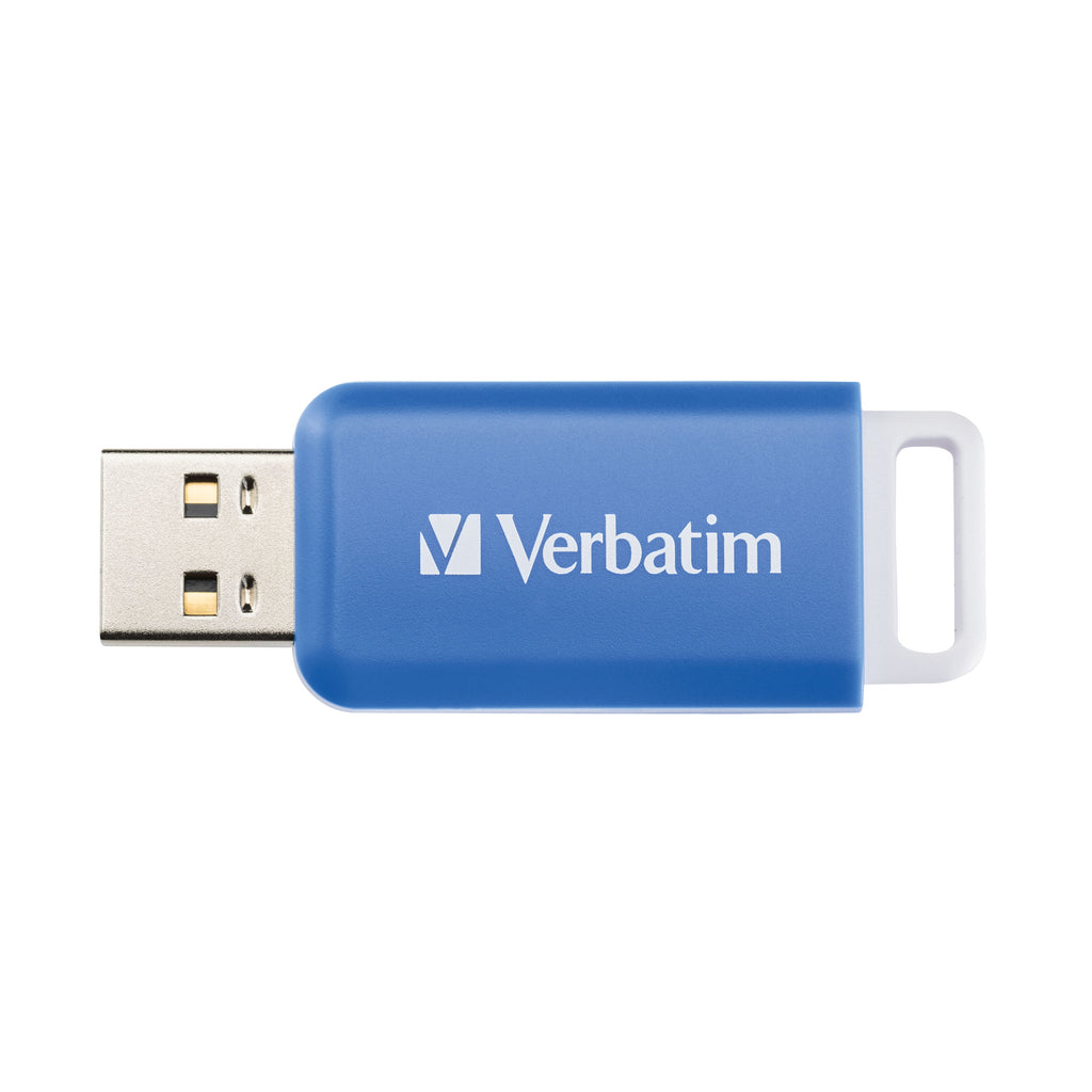 Verbatim Databar USB Drive USB 2.0 64GB Blue 49455_4