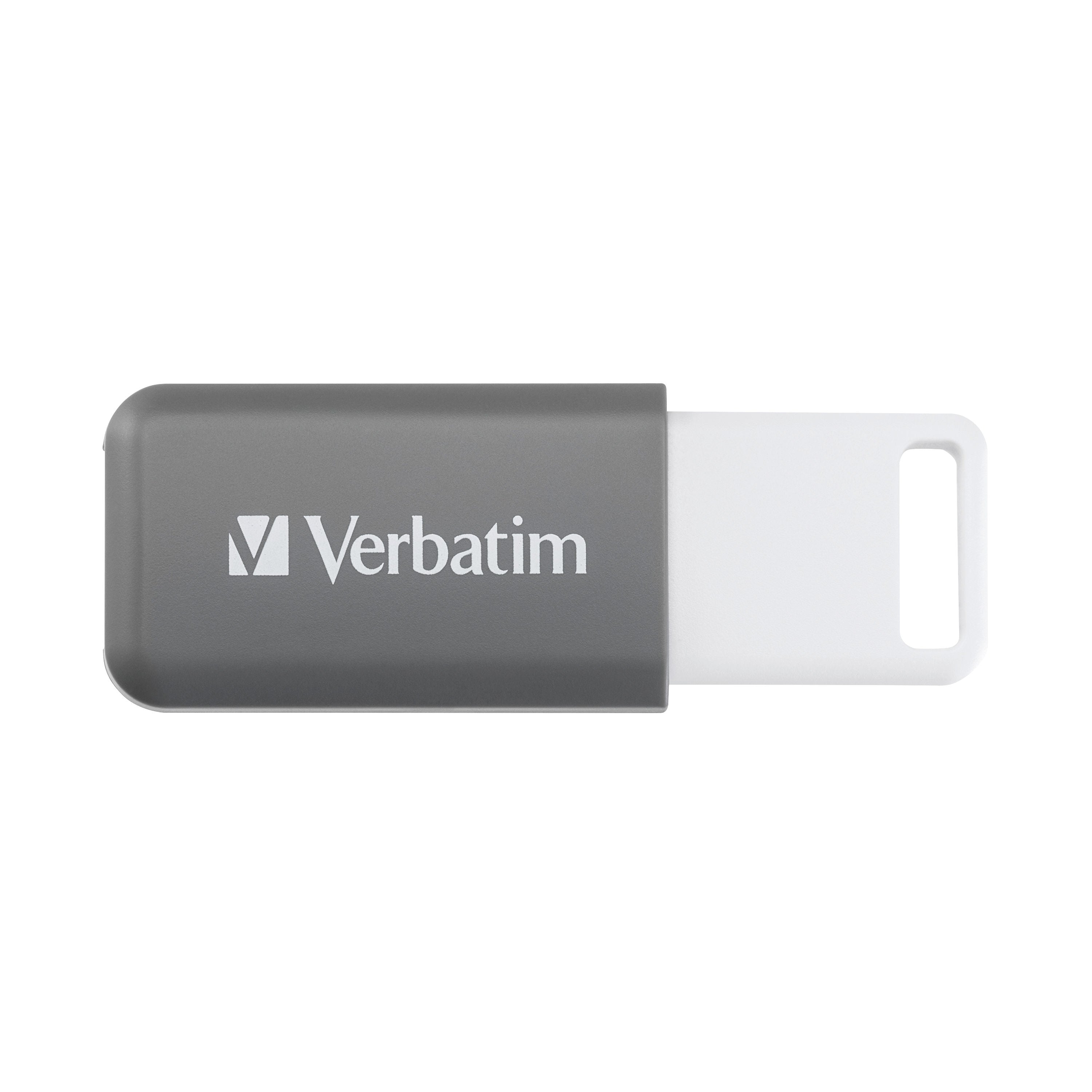 Verbatim Databar USB Drive USB 2.0 128GB Grey 49456_3