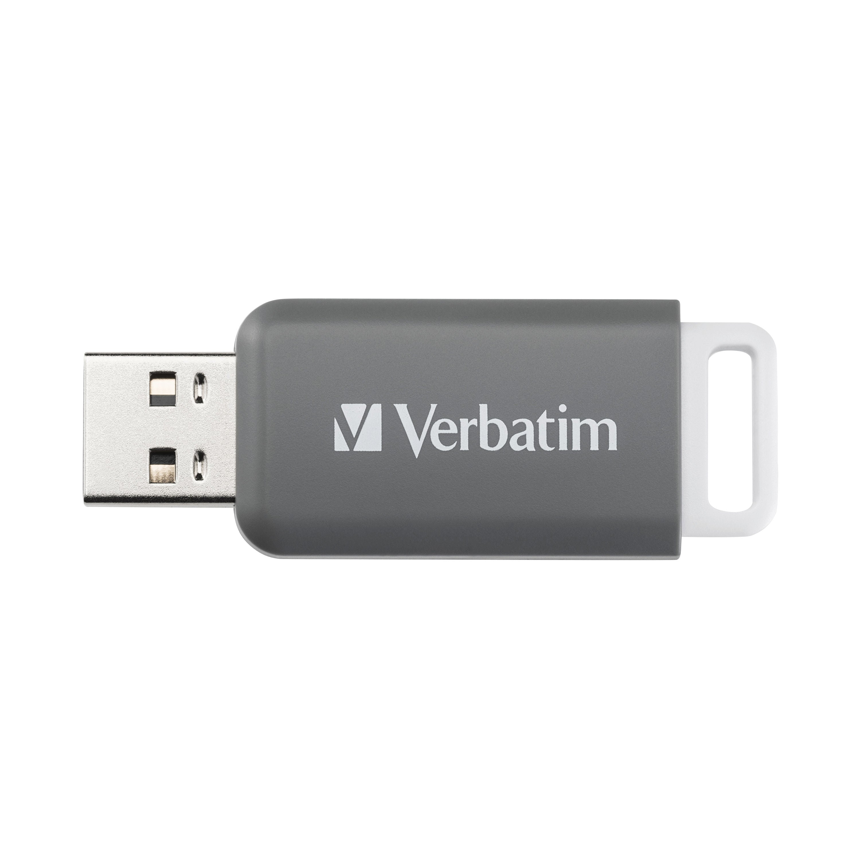 Verbatim Databar USB Drive USB 2.0 128GB Grey 49456_4