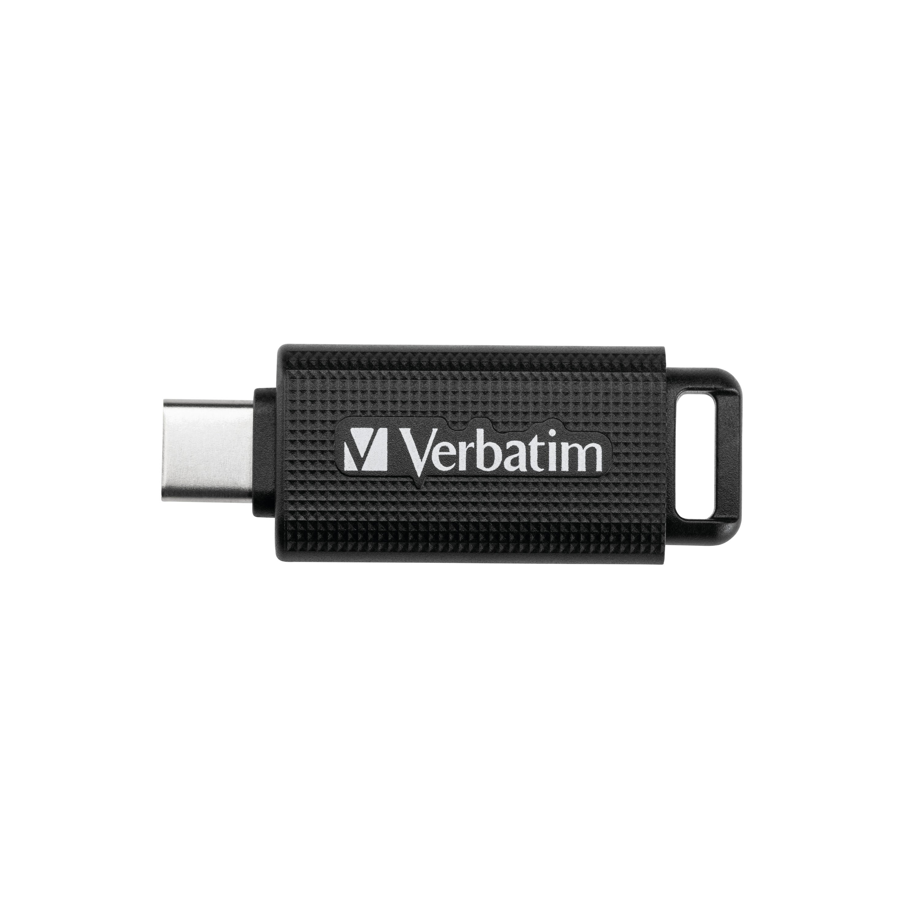 Verbatim Store n Go USB-C 3.2 Gen 1 Flash Drive 128GB ABS Black 49459